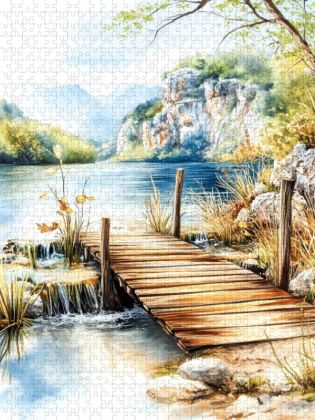 Produktbild: CALVENDO Puzzle Nationalparks Plitvicer Seen | 1000 Teile Lege-Gr&ouml;&szlig;e 64x48cm Foto-Puzzle f&uuml;r gl&uuml;ckliche Stunden