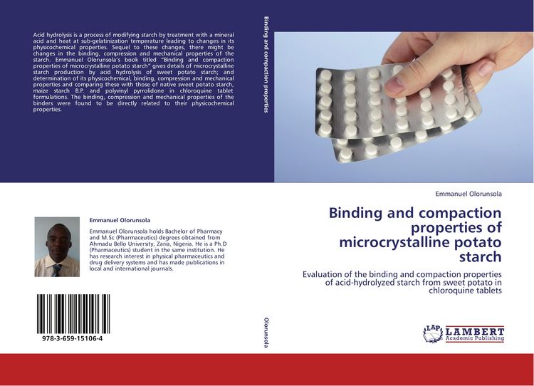 Produktbild: Binding and compaction properties of microcrystalline potato starch