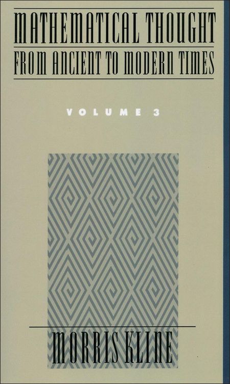 Produktbild: Mathematical Thought From Ancient to Modern Times, Volume 3