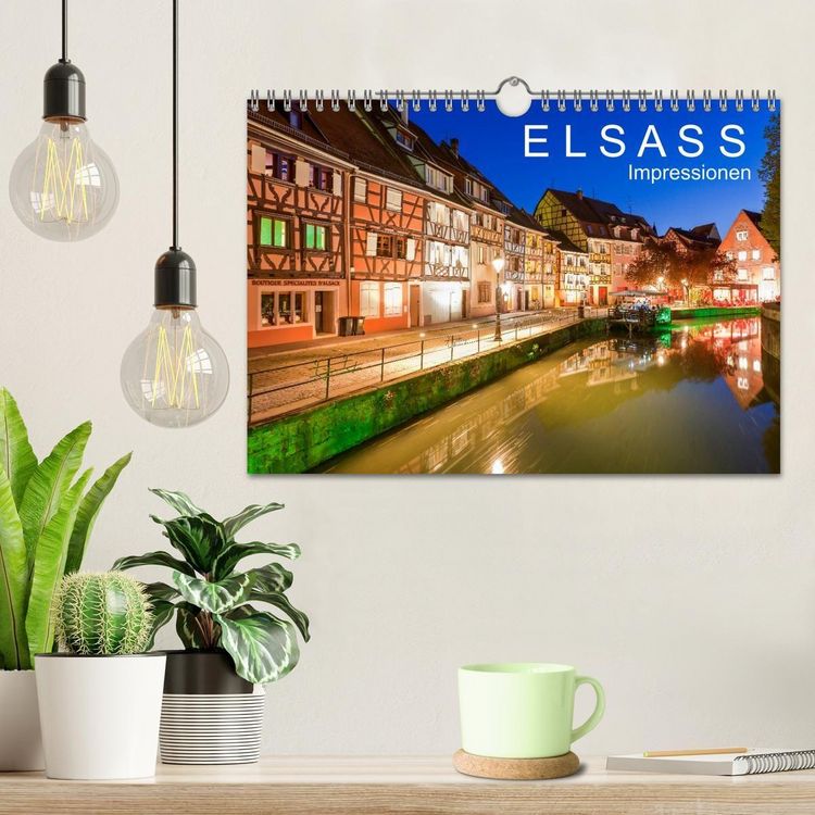 Produktbild: E L S A S S Impressionen (Wandkalender 2027 DIN A4 quer), CALVENDO Monatskalender