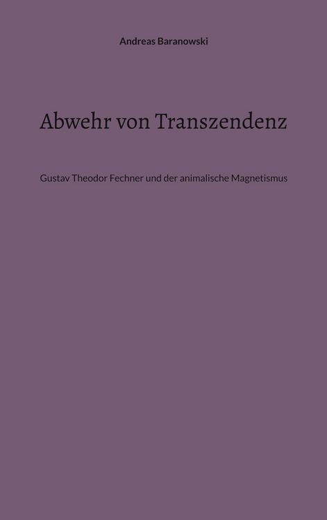Produktbild: Abwehr von Transzendenz