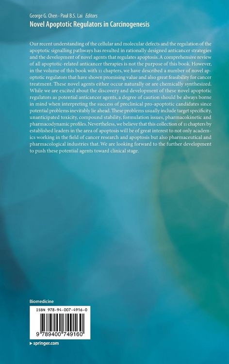 Produktbild: Novel Apoptotic Regulators in Carcinogenesis