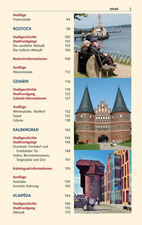 Produktbild: TRESCHER Reisef&uuml;hrer Ostseest&auml;dte