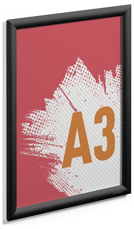 Produktbild: Durable 479701 Bilder Wechselrahmen Papierformat: DIN A3 Schwarz
