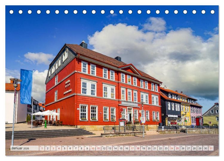 Produktbild: Clausthal Zellerfeld Impressionen (Tischkalender 2026 DIN A5 quer), CALVENDO Monatskalender