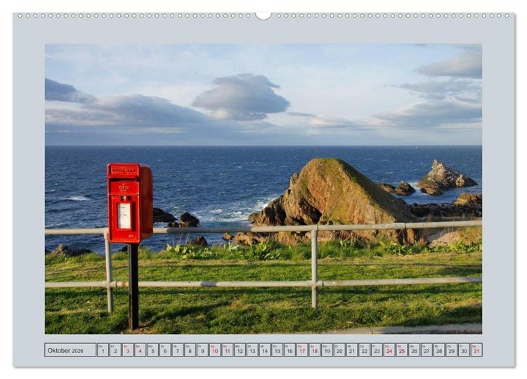 Produktbild: Sie haben Post - Briefk&auml;sten in Schottland (Wandkalender 2026 DIN A2 quer), CALVENDO Monatskalender