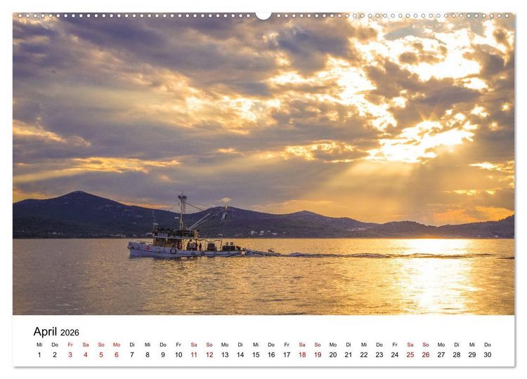 Produktbild: Kroatien 2026 (hochwertiger Premium Wandkalender 2026 DIN A2 quer), Kunstdruck in Hochglanz