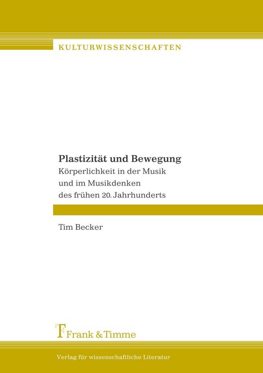 Produktbild: Plastizit&auml;t und Bewegung