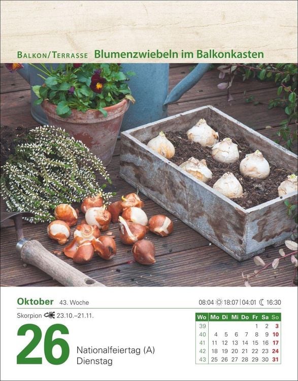 Produktbild: Mein Garten Tagesabrei&szlig;kalender 2027 - Praktische Tipps f&uuml;r 2027