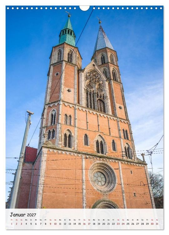 Produktbild: Braunschweig - Mittelalterliche L&ouml;wenstadt (Wandkalender 2027 DIN A3 hoch), CALVENDO Monatskalender