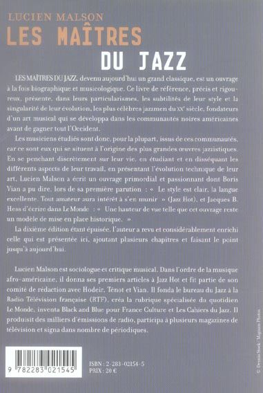 Produktbild: Maitres du jazz
