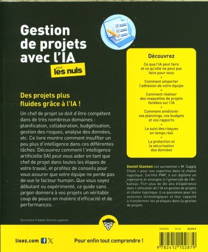 Produktbild: Gestion de projets avec l'IA pour les nuls