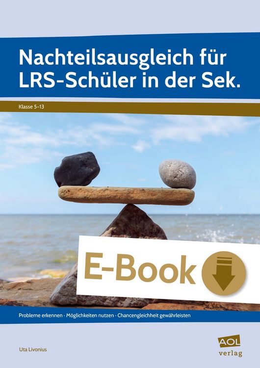 Produktbild: Nachteilsausgleich f&uuml;r LRS-Sch&uuml;ler in der Sek.
