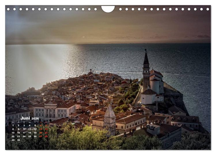 Produktbild: M&auml;rchen Stadt Piran (Wandkalender 2026 DIN A4 quer), CALVENDO Monatskalender