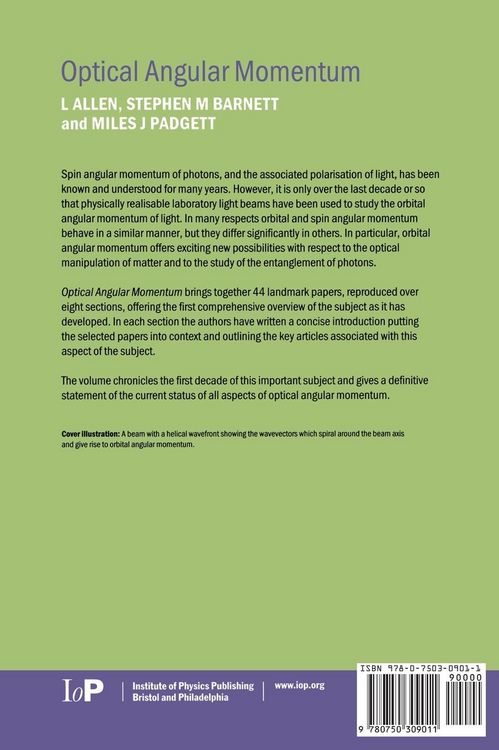 Produktbild: Optical Angular Momentum