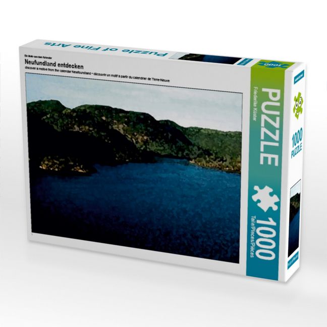 Produktbild: CALVENDO Puzzle Ein Motiv aus dem Kalender Neufundland entdecken | 1000 Teile Lege-Gr&ouml;&szlig;e 64x48cm Foto-Puzzle f&uuml;r gl&uuml;ckliche Stunden