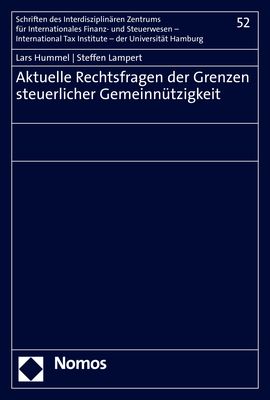 Produktbild: Aktuelle Rechtsfragen der Grenzen steuerlicher Gemeinn&uuml;tzigkeit