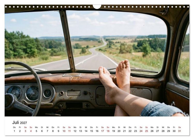 Produktbild: Unten Ohne - Barfu&szlig; durchs Jahr (Wandkalender 2027 DIN A3 quer), CALVENDO Monatskalender