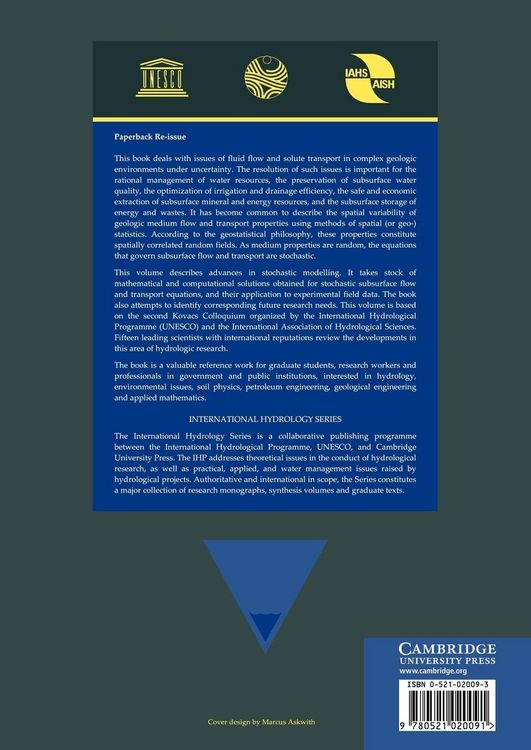 Produktbild: Subsurface Flow and Transport
