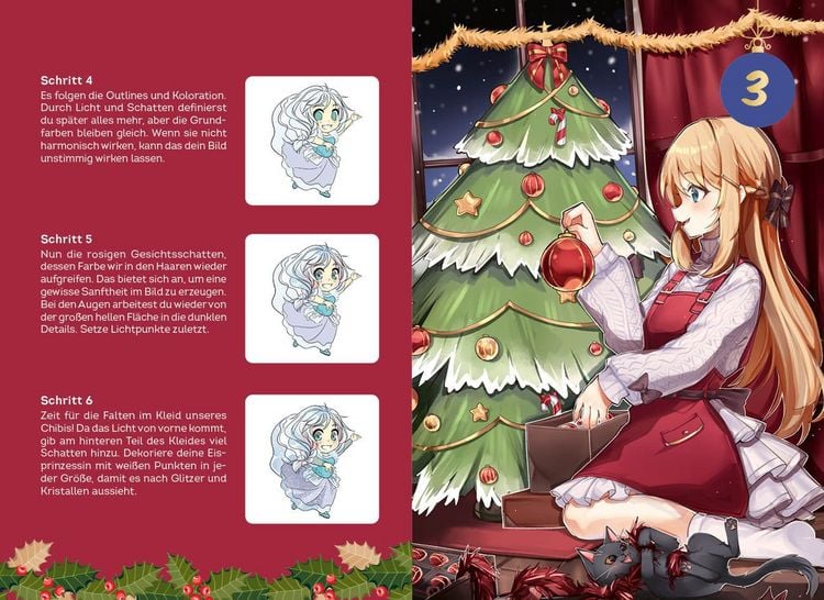 Produktbild: Adventskalender-Kartenset: Manga Christmas Countdown