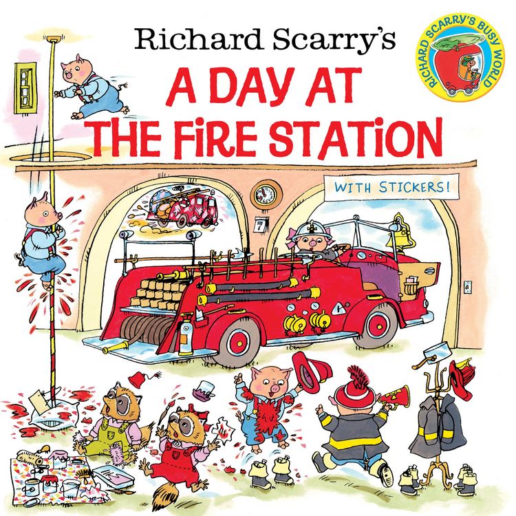 Produktbild: Richard Scarry's a Day at the Fire Station