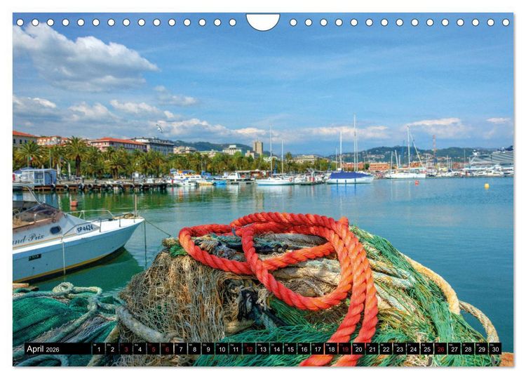 Produktbild: Bunte Woche in Ligurien (Wandkalender 2026 DIN A4 quer), CALVENDO Monatskalender