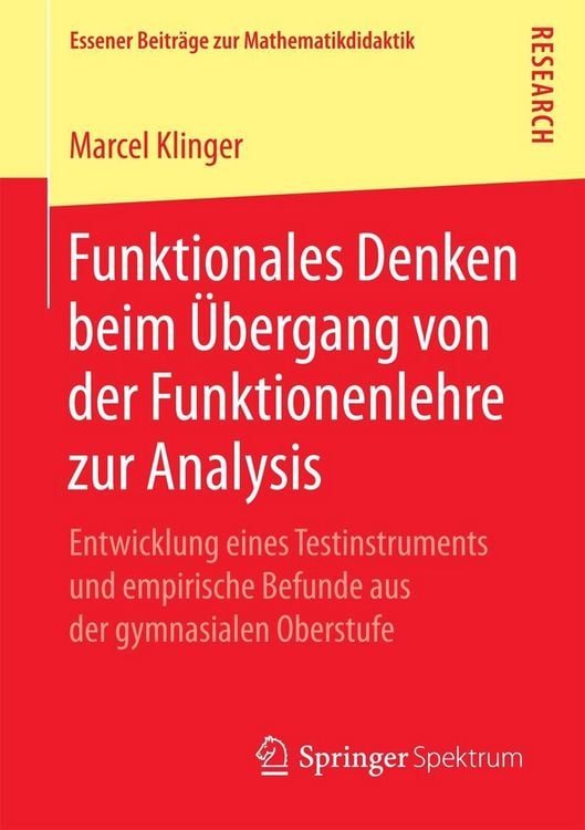 Produktbild: Funktionales Denken beim &Uuml;bergang von der Funktionenlehre zur Analysis