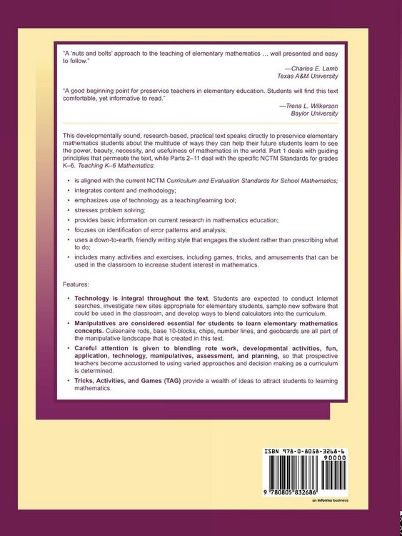 Produktbild: Teaching K-6 Mathematics
