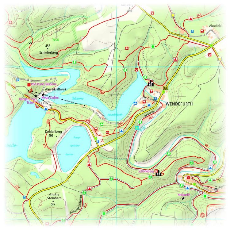 Produktbild: Thale - Bodetal und Umgebung 1:25 000