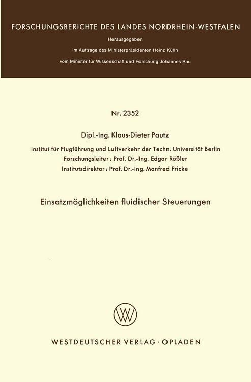 Produktbild: Einsatzm&ouml;glichkeiten fluidischer Steuerungen
