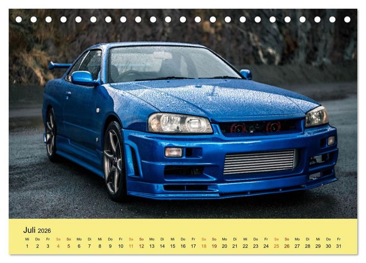 Produktbild: Supersportler mit viel PS (Tischkalender 2026 DIN A5 quer), CALVENDO Monatskalender