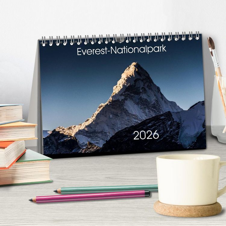 Produktbild: Everest-Nationalpark (Tischkalender 2026 DIN A5 quer), CALVENDO Monatskalender