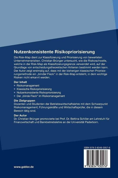 Produktbild: Nutzenkonsistente Risikopriorisierung