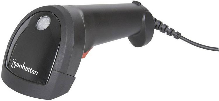 Produktbild: Manhattan 178433 USB-Kit Barcode-Scanner Kabelgebunden 1D CCD Schwarz Hand-Scanner USB