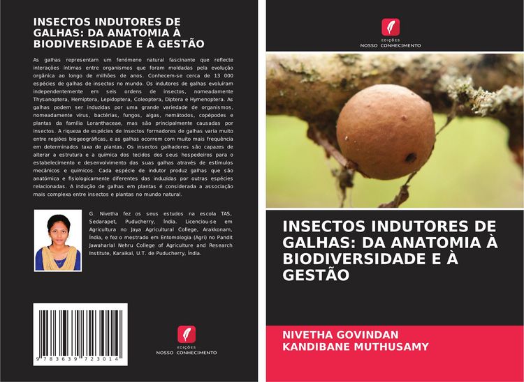 Produktbild: INSECTOS INDUTORES DE GALHAS: DA ANATOMIA &Agrave; BIODIVERSIDADE E &Agrave; GEST&Atilde;O