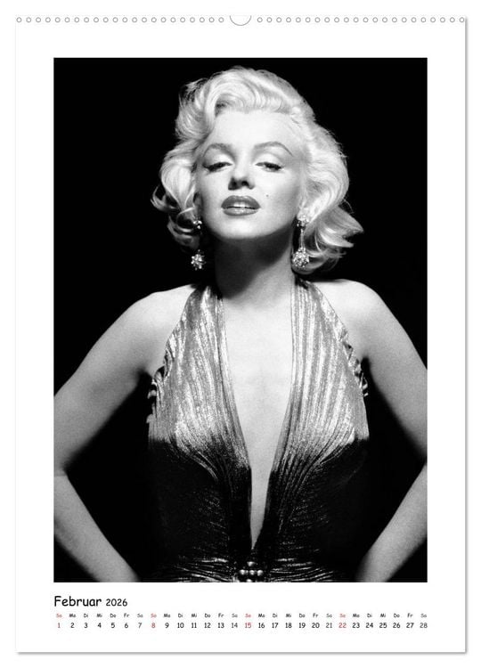 Produktbild: Marilyn Monroe. Weltstar und Sexsymbol (hochwertiger Premium Wandkalender 2026 DIN A2 hoch), Kunstdruck in Hochglanz