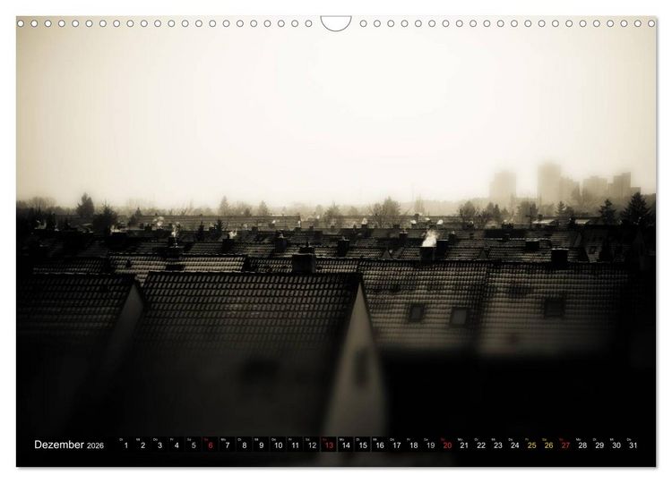 Produktbild: Erlangen von oben (Wandkalender 2026 DIN A3 quer), CALVENDO Monatskalender