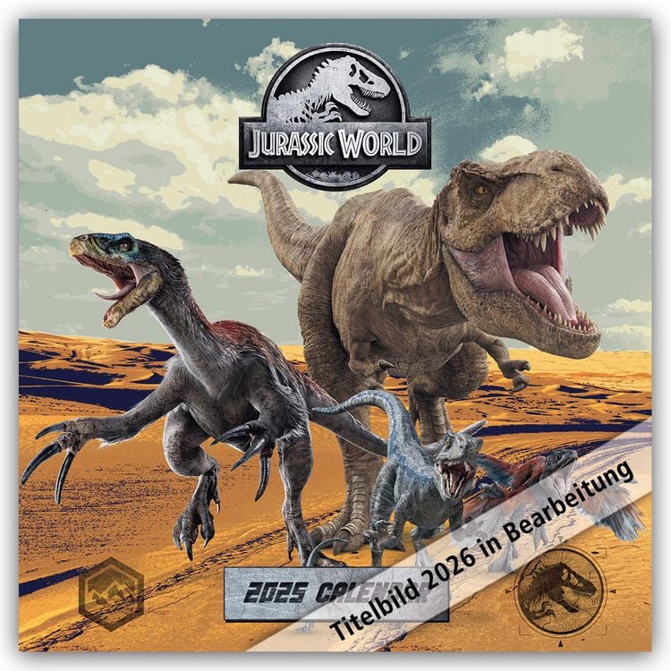 Produktbild: Jurassic World – Offizieller Kalender 2026