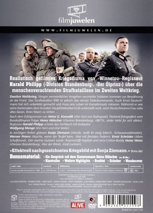 Produktbild: Strafbataillon 999 (Filmjuwelen)
