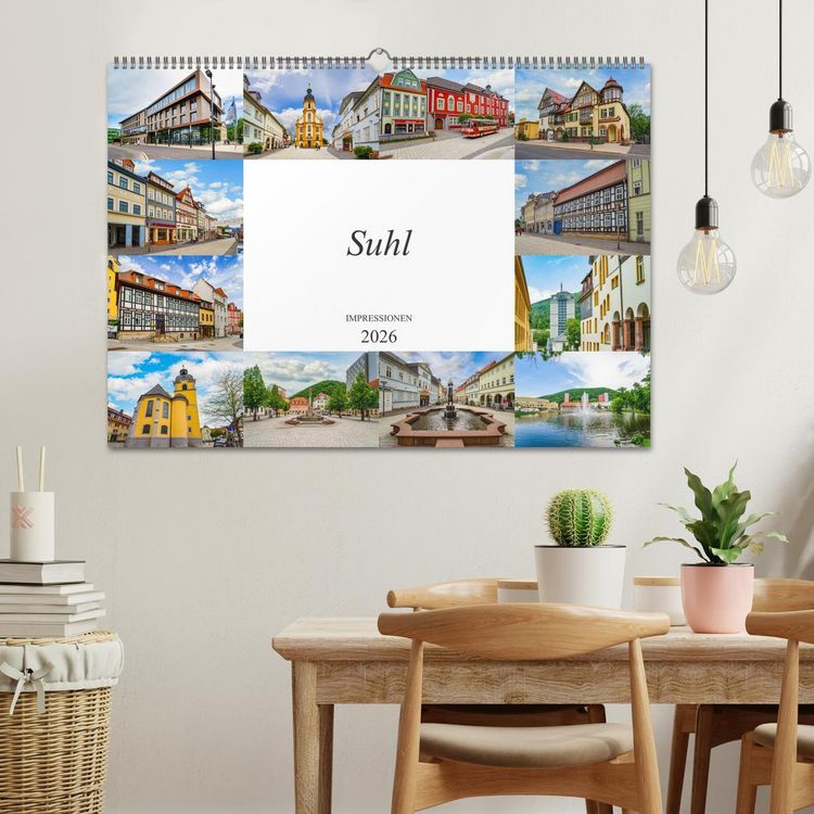Produktbild: Suhl Impressionen (Wandkalender 2026 DIN A2 quer), CALVENDO Monatskalender