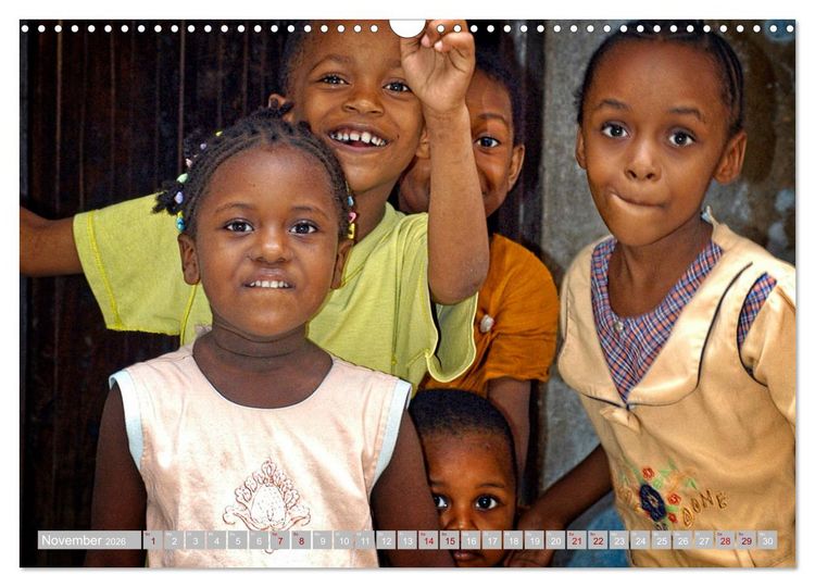 Produktbild: Kinderaugen aus Afrika (Wandkalender 2026 DIN A3 quer), CALVENDO Monatskalender