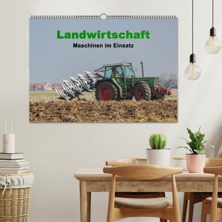 Produktbild: Landwirtschaft - Maschinen im Einsatz (Wandkalender 2026 DIN A2 quer), CALVENDO Monatskalender