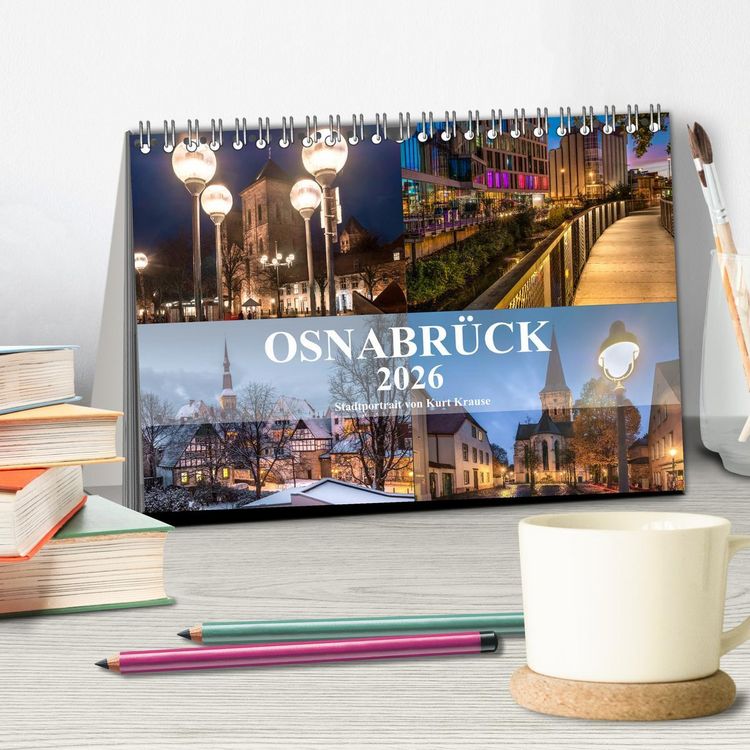 Produktbild: Stadtportrait Osnabr&uuml;ck (Tischkalender 2026 DIN A5 quer), CALVENDO Monatskalender