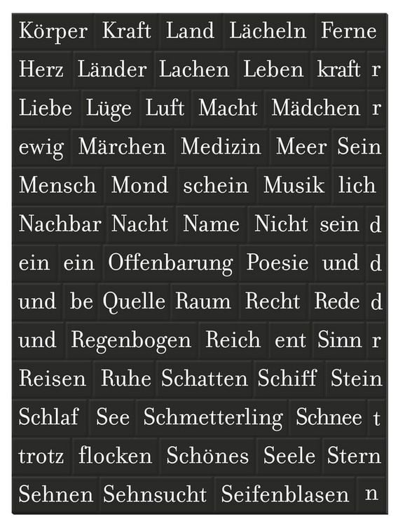 Produktbild: moses. libri_x Magnetische Poesie