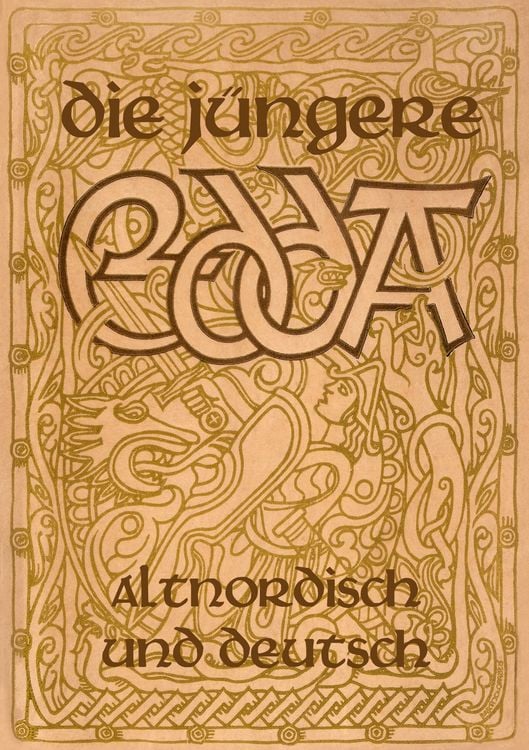 Produktbild: Die J&uuml;ngere Edda - Altnordisch und deutsch