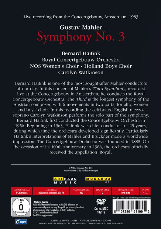 Produktbild: Symphony No. 3