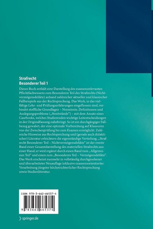 Produktbild: Strafrecht Besonderer Teil 1