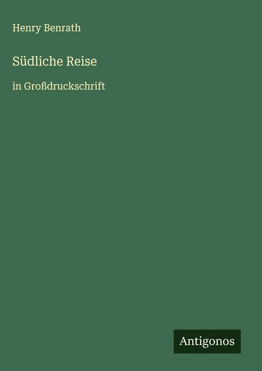 Produktbild: S&uuml;dliche Reise