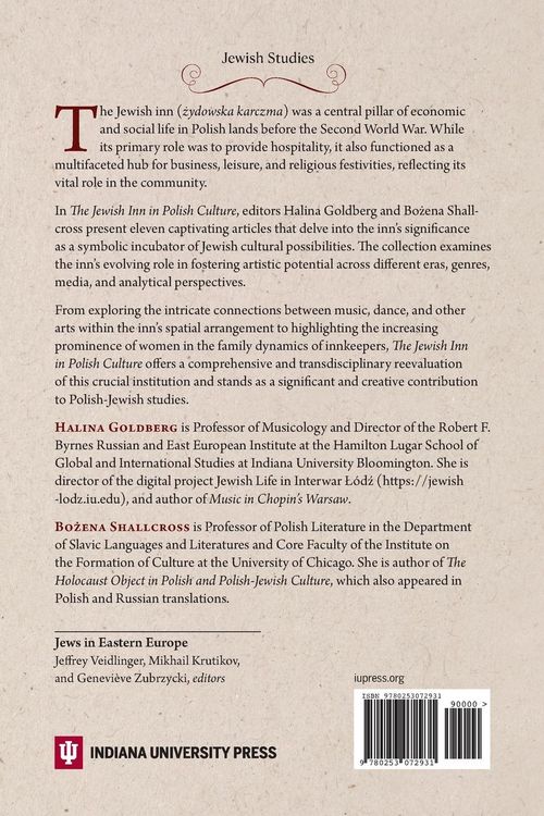 Produktbild: The Jewish Inn in Polish Culture