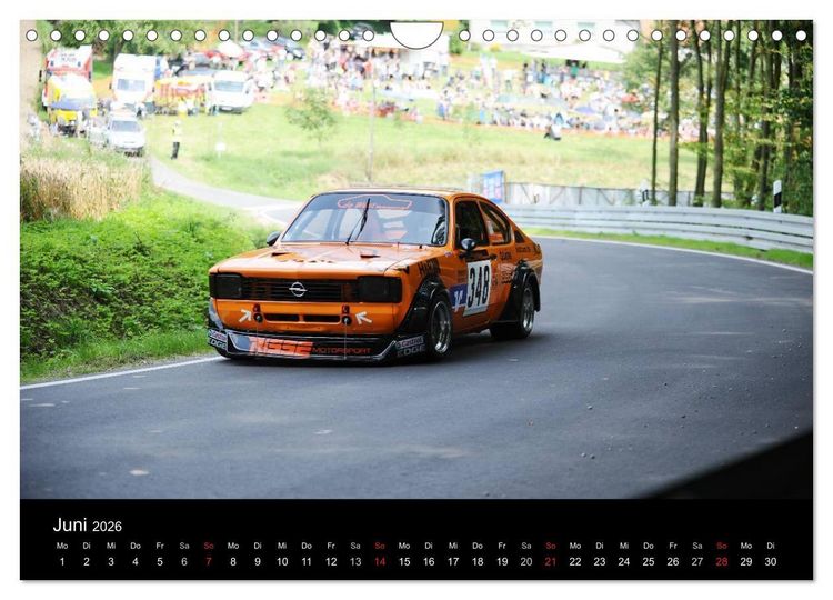 Produktbild: Bergrennen im Opel (Wandkalender 2026 DIN A4 quer), CALVENDO Monatskalender